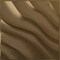 Ekena Millwork 19 5/8in. W x 19 5/8in. H Modern Wave EnduraWall Decorative 3D Wall Panel Covers 2.67 Sq. Ft. WP20X20MWCCB - alternate 1